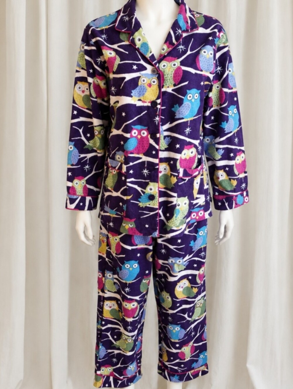Nick & Nora 90s Y2k Owl Pajama Set